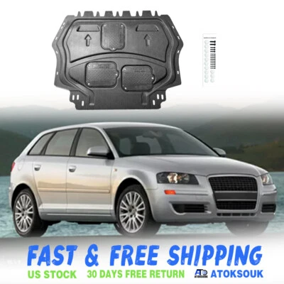 Thick Engine Splash Shield For Audi A3 2006-2013 Front Engine Guard Hard Foto 1 de 4