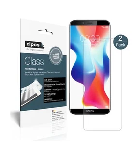 2x Pantalla para TP-Link Neffos X9 Protector de Vidrio Flexible Mate 9H - Bild 1 von 9