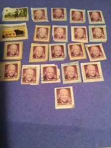 100 EISENHOWER 1970 8 CENT STAMPS & 2 COMMEMORATIVE LIGHTLY CANCELLED - Picture 1 of 1