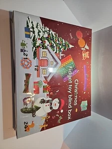 New Christmas Advent Calendar 24 Day Fidget Bubble Pop Toys And More - Picture 1 of 3