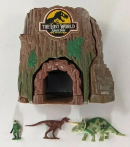 Jurassic Park Microverse T-Rex Trap Playset Figures Micro Lost World Dinosaur - Picture 1 of 3