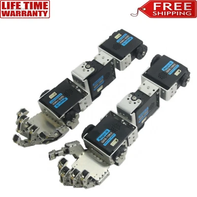 Humanoid Robot Left Hand Right Hand Arm with Fingers Manipulator & Servo DIY - Image 1 of 4