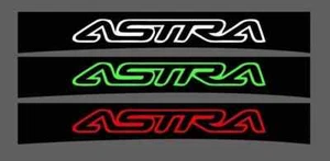 Fits Vauxhall Astra Sunstrip Graphics Sun Strip Any Colour - Picture 1 of 3
