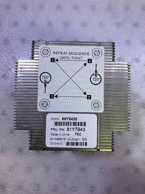 ~ Genuine IBM CPU Cooling Heatsink For IBM System X3100 M4 69Y5420 81Y7943 - Image 1 of 4