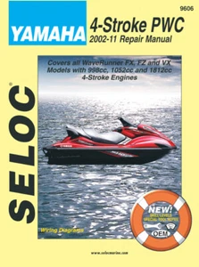 Manual de reparación de embarcaciones personales Yamaha Seloc 2002-2011 todos los 4 tiempos: SL9606 - Imagen 1 de 1