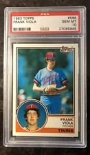 frank viola 1983 Topps Rookie (RC) Psa Gem Mint 10