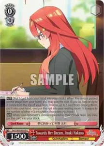 Towards Her Dream, Itsuki Nakano (5HY/W90-E055 R) [The Quintessent Weiss Schwarz - Picture 1 of 1