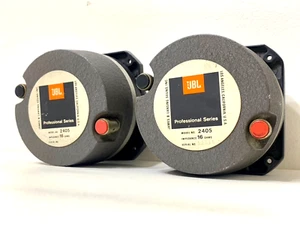 JBL 2405 Tweeter Pair Professional Series 16 Ohms Tested Working - Picture 1 of 7