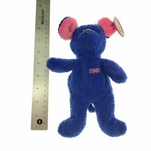 Seltene Avon Products Blau 2000 Vollbohnen Mäuse Stofftier Plüschtier für Kinder - Bild 1 von 2