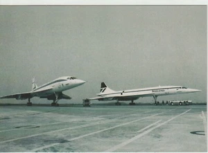 C6077++ CARTE POSTALE CONCORDE AIR FRANCE BRITISH AIRWAYS - Picture 1 of 1
