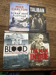 War Book, Bundle Of 4 x Books, Taliban, Man Inside ( PB) G13 - Picture 1 of 18