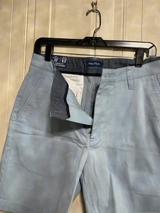 Nautica Deck Shorts Mens 32 Blue Inseam  8.5”  NEW - Picture 1 of 4