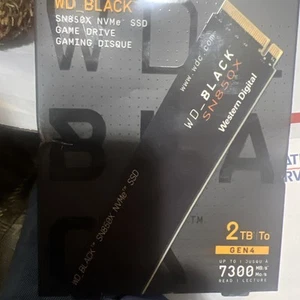 WD_BLACK 2TB SN850X NVMe Internal Gaming SSD Solid State Drive - Gen4 - Afbeelding 1 van 6