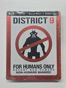 NEW District 9 4K UHD + Blu-Ray Limited Edition Steelbook (Best Buy Exclusive) - Picture 1 of 4