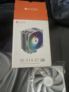 ID-COOLING SE-214-XT ARGB CPU Cooler 4 Heatpipes CPU Air Cooler Addressable R... - Picture 1 of 2
