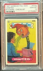 1987 GARBAGE PAIL KIDS SERIES 11 #459A VOMITED 10 GEM MINT - Picture 1 of 2