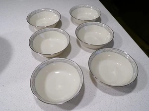 LENOX CHARLESTON LOT OF 6 FRUIT DESSERT BOWLS - Picture 1 of 4