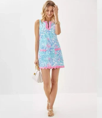 Mameluco Lilly Pulitzer Romey Shift - Multi Via Del Mar - Talla 0 - Nuevo con etiquetas $228 Foto 1 de 4