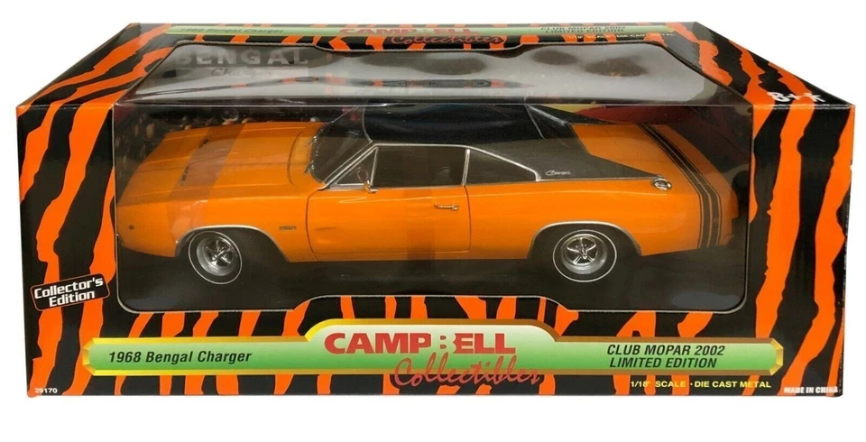Carregador Ertl 29170 1/18 Campbell Collectibles Club Mopar 2002 '68 Bengala fundido - Imagem 1 de 1
