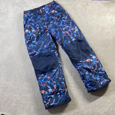 Champion Ski pants Youth XL 16-18 Boys Blue Bright Print Insulated Ski Snowboard - Image 1 of 4