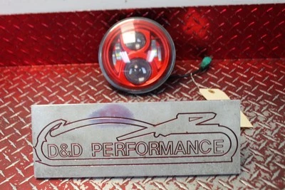 2014-2023 Harley Touring Aftermarket rojo día fabricante faro DND Foto 1 de 4