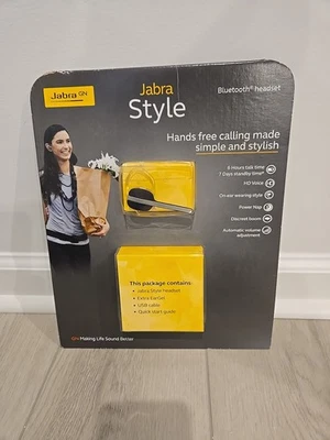 Jabra Style Handsfree Bluetooth Headset w/ USB Cable - Image 1 of 4