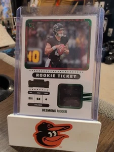 2022 Panini Contenders - Rookie Ticket Swatches Desmond Ridder #RTS-DRI - Bild 1 von 2