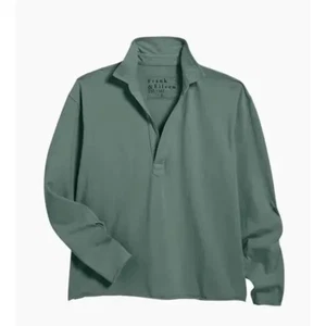 Frank & Eileen Patrick Popover maglia donna verde medio preppy nautica viaggio - Foto 1 di 5