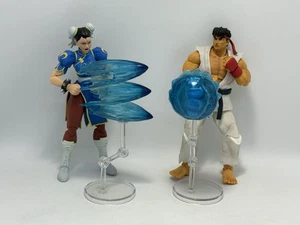 Jada Toys Street Fighter 6" Ryu & Chun Li Action Figures - Picture 1 of 14