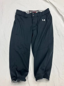 Under Armour Softball Pants Women's BLACK USED SIZE M MEDIUM - Picture 1 of 7