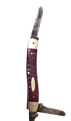 Navaja de Bolsillo Case XX #6318 Vintage 3 Hojas Acero Inoxidable Mango Hueso Plantillado Foto 1 de 4