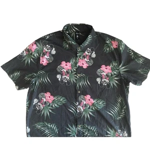 Disney x Neff Collab Herren Hawaiihemd Mickey Mouse Baumwolle Knopfleiste Gr. XL - Bild 1 von 3