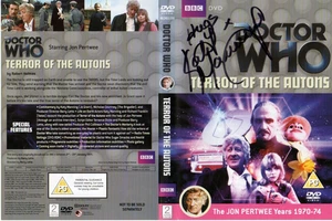 Doctor Who: Terror of the Autons - DVD Cover Signed by Katy Manning - Picture 1 of 1