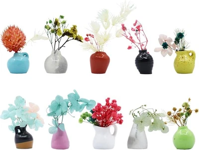 10 шт. мини-ваза магниты для холодильника, милый маленький керамическая ваза холодильник Magne - Изображение 1 из 4