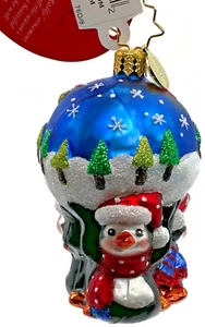 Christopher Radko A Lotta Help From My Friends Edelstein Pinguine Weihnachtsschmuck - Bild 1 von 10