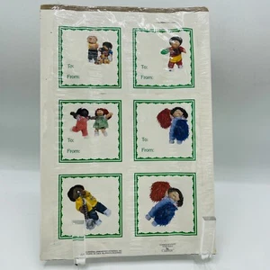 Cabbage Patch Kids 74 Vintage New 1984 Gummed Stickers To From Current - Picture 1 of 6