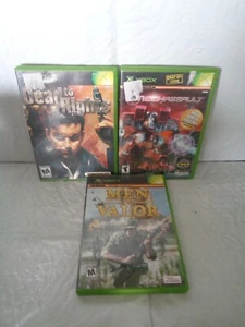 (3) - Lote de Videojuegos XBOX - Mechassault - Hombres de Valor - Muertos a los Derechos - Imagen 1 de 1