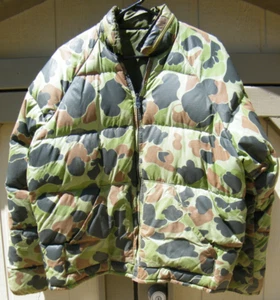 Vintage Walls Blizzard Pruf Down Puffer Camo Reversible Jacket Mens Size M - Picture 1 of 7