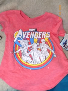 new baby girl Avengers shirt size 12 month - Picture 1 of 1