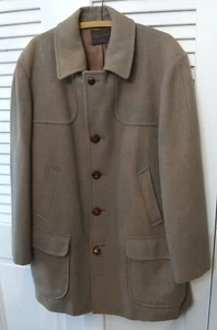 Pendleton Wool Car Coat - Men's - Light Brown (Sand) - 48 - Picture 1 of 4