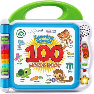 Leapfrog Learning Friends 100 Words Book, Green - Image 1 of 4