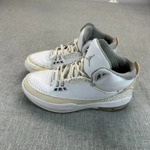 Nike Air Jordan 2.5 Retro Scarpe Uomo Taglia 10 Triple Bianco Basket 331987-107 - Foto 1 di 10
