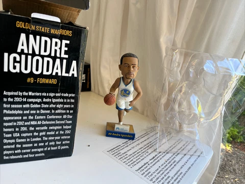 Golden State Warriors Andre Iguodala Bobblehead, 2013 2014 SGA Bobble Head NBA Cover