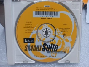 Lotus SmartSuite 9 Millennium Edition Lotus 123 Win XP, 7, 8, 10, 11 CD OEM NOS - Imagen 1 de 3
