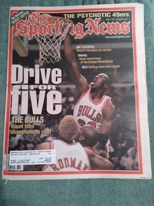 The Sporting News June 2, 1997 Chicago Bulls Legend Michael Jordan - Picture 1 of 2