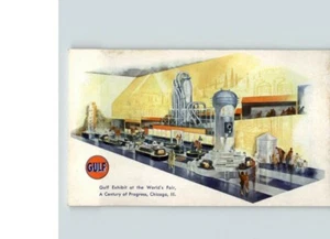 GULF Petroleum Exhibit at the CHICAGO WORLD's FAIR, Century of Progress, mint - Picture 1 of 1
