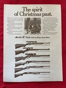 Marlin Gewehr Weihnachten 1972 Printanzeige Marlin Gewehr Aufstellung Werbung - Bild 1 von 7