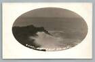Surf Eastern Point Lynn Massachusetts Rppc Antique Ocean Waves Photo 1908