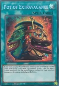 Yugioh-Pot of Extravagance-Secret Rare-1st Edition-MP20 EN030 (NM) - Picture 1 of 1