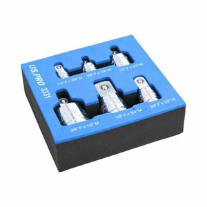 6-teiliges Steckschlüsselreduzierstück Adapter Step Up Step Down Steckschlüssel Konverter Set - Bild 1 von 3